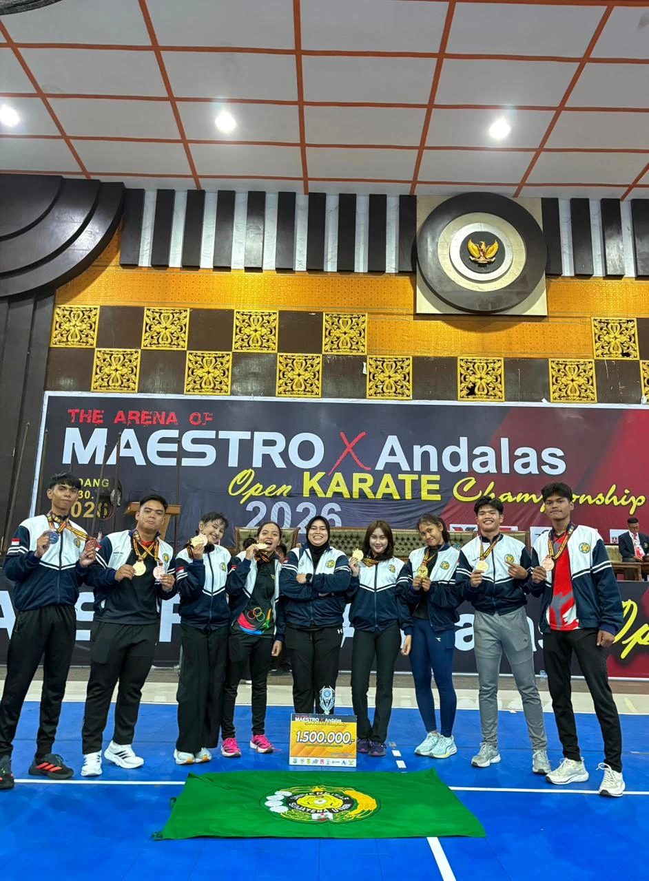 USU Karate Student Activity Unit Achieves Outstanding Results at the Andalas Open Karate Championship
